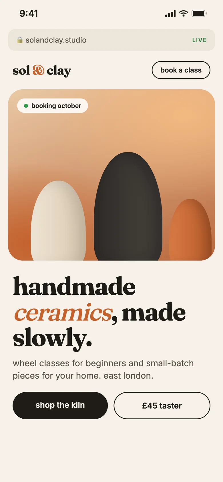 A website Hank built